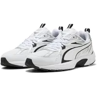 Puma Milenio tech_ Unisex-Sneaker, weiß schwarz silber 8 UK