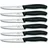 Victorinox Swiss Classic Steakmesser-Set 6-tlg. 11 cm Schwarz/Silber