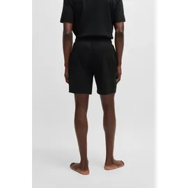 hugo underwear Pyjamashorts "Austin Short", Herren, Gr. L, N-Gr, schwarz (schwarz 001), Web, Obermaterial: 60% Baumwolle, 40% Polyester, normal lang, Hosen, mit Tunnelzug