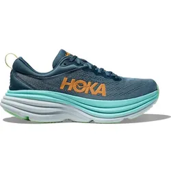 HOKA Herren Laufschuhe BONDI 8, REAL TEAL / SHADOW, 42