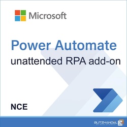 Power Automate unattended RPA add-on (NCE)