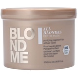 Schwarzkopf Blondme All Blondes Detox Mask 500 ml, einzigartig, Standard, 1 Stück (1er Pack)