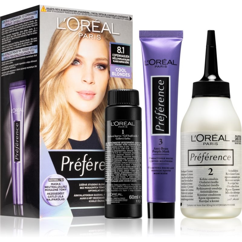 L’Oréal Paris Préférence Haarfarbe Farbton 8.1 Copenhaguen