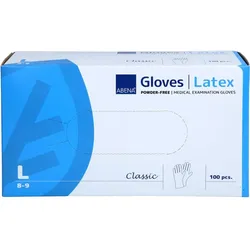 LATEX-HANDSCHUHE Classic unster.puderfrei L natur 100 St.