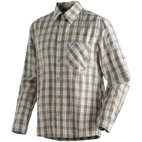 Maier Sports Claas Langarmhemd - Brown Check - M-L