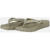 Flip Flop mit Platform Beige 40