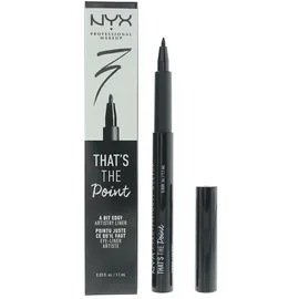 NYX Professional Makeup That’s The Point Eyeliner - Eyeliner-Kollektion mit 7 tiefschwarzen Stiften, verschiedene Applikatoren, 1, 1 ml, A Bit Edgy 01