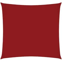 VidaXL Sonnensegel Oxford-Gewebe Quadratisch 4x4 m Rot