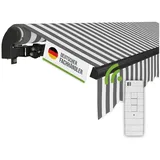 empasa Gelenkarmmarkise "START PLUS" elektronische Markise für Balkon & Terrasse, mit Fernbedienung 350 cm x 250 cm