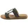 VIVANCE Pantolette Damen Schwarz/Silberfarben 39