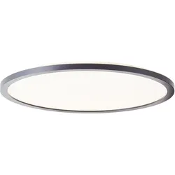 MY HOME LED Deckenleuchte "Enno", schwarz, Ø 42,00cm H: 2,50cm, Lampen, Deckenlampe, Deckenpanel, CCT Farbtemperatursteuerung, Fernbedienung