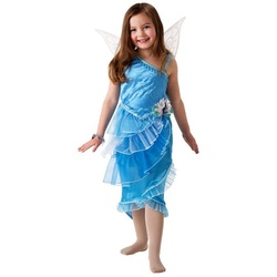 Rubie ́s Kostüm Disney’s Tinkerbell Silberhauch Kostüm für Kinder, Blaues Feenkleid der Wasserfee aus Tinkerbell blau