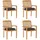 vidaXL Gartenstuhl 59 x 95,5 x 26 cm braun 4 St.