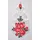 Stickereien Plauen Fensterbild STICKEREIEN PLAUEN "Rosenstrauß" Gr. 1, bunt, B:19cm H:36cm, Polyester, Fensterbilder, Hakenaufhängung