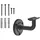 SOTech Handlaufhalter ROBUST 68 cm Metall Schwarz