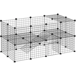 PawHut Laufgitter Metall, ABS