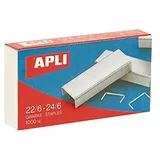 APLI 13469 - Packung mit 1000 Heftklammern, 22/6-24/6