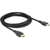 DeLock HDMI-Kabel HDMI A Stecker HDMI A Stecker 2 m Schwarz