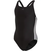 adidas Athly V 3-Streifen Badeanzug Schwarz/Weiß 128