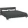 vidaXL Winterbettdecke Schwarz und Anthrazit 200 x 200 cm Mikrofaser