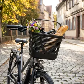 KLICKfix Lamello Mini Fahrradkorb schwarz