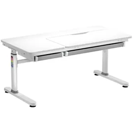 [en.casa] Kinderschreibtisch Sauda 120x60 cm Grau