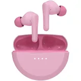 Belkin SoundForm Nano 2 Bluetooth In-Ear Kinderkopfhörer mit integriertem Mikrofon, 28 Std. Akkulaufzeit, Lautstärkebegrenzung auf 85 dB, wasserfest nach IPX5, für iPhone, iPad, Galaxy usw. – Rosa