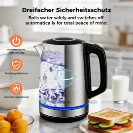 yashe 1,7 l Edelstahl