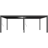 pergoline Pavillon 3,6 x 7,2 m Grau