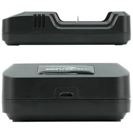 Ansmann Lithium 2 Ladegerät für 1-2 Li-Ion Akku 3,6V, 3,7V mit LED-Ladestatusanzeigen, schwarz