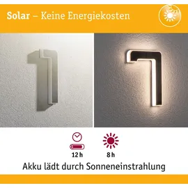 Paulmann Hausnummernleuchte 17 Schwarz