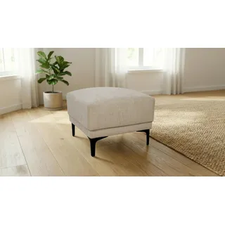 OTTO home Polsterhocker Xander 58 x 45 x 58 cm Beige