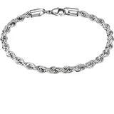 True Rebels Armband silberfarben TR341 Größe 19