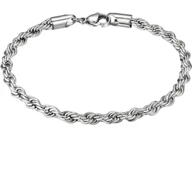 True Rebels Armband silberfarben TR341 Größe 19
