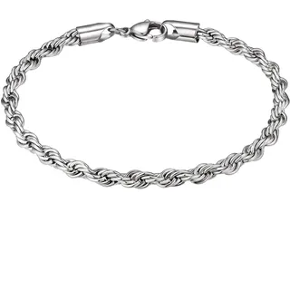 True Rebels Armband silberfarben TR341 Größe 19