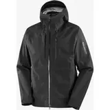Salomon Outline 3L GORE-TEX Jacke mit Kapuze schwarz eclipse - M