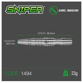 WINMAU Sniper Steeldarts 23 g