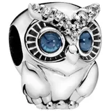 Pandora Funkelnde Eule Blau 798397NBCB