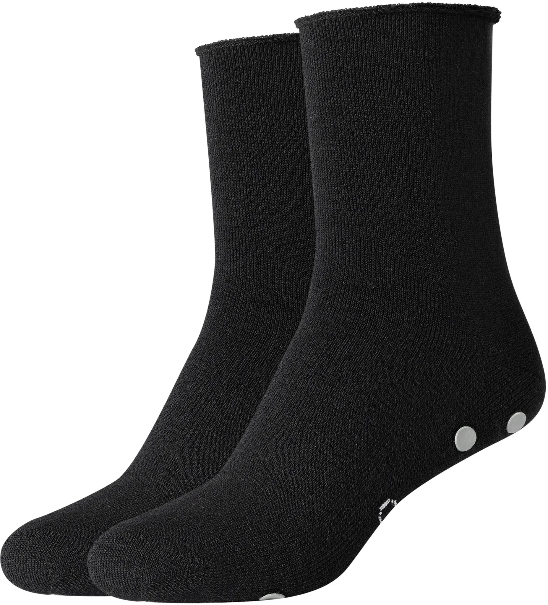 Camano ABS-Socken, (2er Pack), mit Anti-Rutsch Noppen Camano schwarz 43 (46)