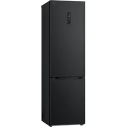 LG Kühl-/Gefrierkombination "GBV3200CPY", C (A-G), silber (schwarz), Metal-Cooling, Rechtsanschlag, Kühlschränke, Aussendisplay und ThinQ App-Kompatibilität, Topseller