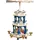 T.O.P. Glässer Erzgebirge Pyramide Christi Geburt blau, Höhe 40 cm