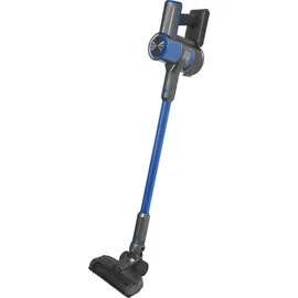 DMS® 2in1 Zyklon Akku Staubsauger kabelloser Handstaubsauger, Elektrobürste - Blau/Grau