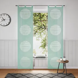 Neutex for you! Padova Schiebegardine Schlaufen Kreise 57 x 145 cm mint
