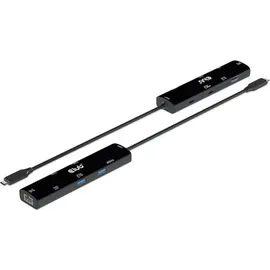Club 3D USB4 Gen3x2 Typ-C, 6-in-1 Hub HDMI 8K60Hz oder 4K120Hz, 2xUSB Typ-A 100W