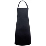 Karlowsky Fashion Gastro Latzschürze Basic 75 x 90 cm, mit Schnalle und Tasche, schwarz | Mindestbestellmenge 5 Stück