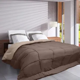 Poyet-Motte Hudson Duvet, L Gere Mikrofaser 200g/m 220x240cm Taupe Leinen 200 g/m2 220 x 240 cm - Poyet Motte