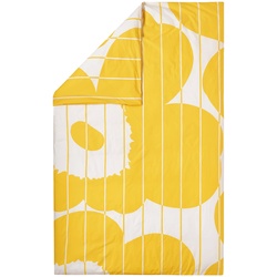 Marimekko - Vesi Unikko Deckenbezug, 140 x 200 cm, spring yellow / ecru