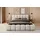 FEDVE Polsterbett Isny aus Bouclé-Stoff 140x200 cm, Beige - Beige