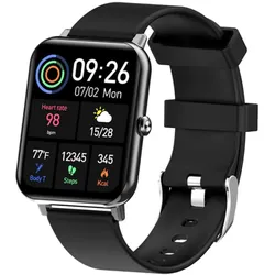 TPFNet Smart Watch / Fitness Tracker IP67 - Silikon Armband - Android & IOS - Rosa