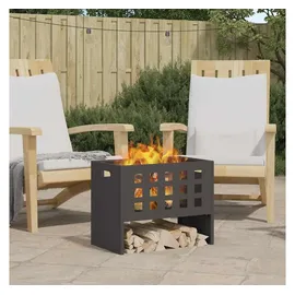 vidaXL Feuerstelle Ø 40 cm Schwarz